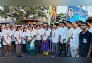  த.வெ.க.வின் மகளிர் மாரத்தான்