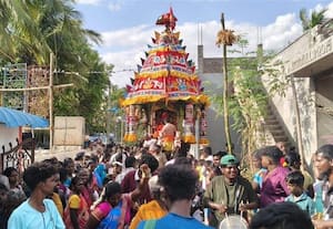  பலத்த போலீஸ் பாதுகாப்புடன் சேஷசமுத்திரத்தில் தேர் திருவிழா