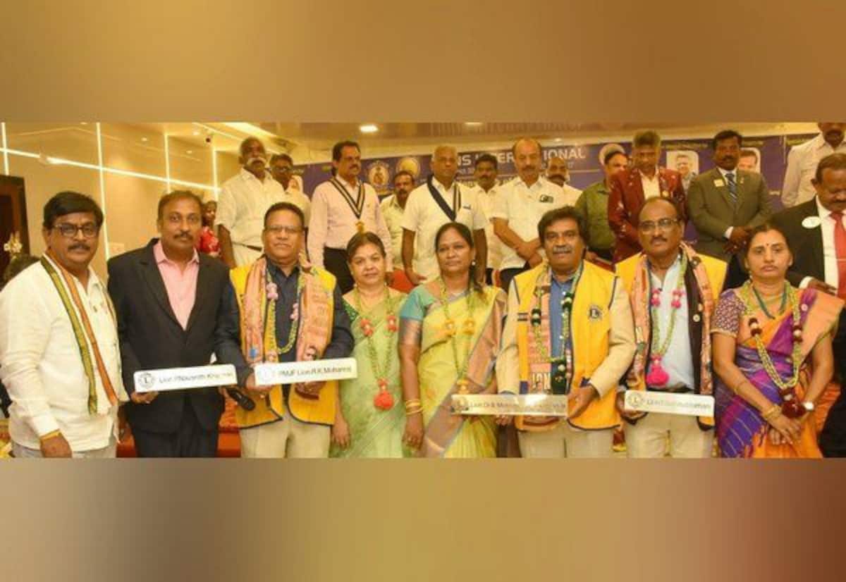 போடி ஹானஸ்ட் லயன்ஸ் சங்க புதிய நிர்வாகிகள் பதவி ஏற்பு விழா