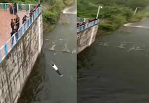 ரீல்ஸ்க்காக அணையில் இருந்து குதித்த வாலிபருக்கு நேர்ந்த விபரீதம்; தீவிர சிகிச்சையில் அனுமதி