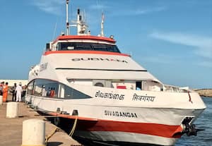 நாகை - இலங்கை இடையே இயக்கப்பட்ட பயணிகள் கப்பல் சேவை தற்காலிக நிறுத்தம்!
