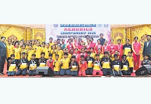 ஏரோபிக்ஸ் போட்டியில் பரணி வித்யாலயா பள்ளி சாம்பியன்