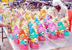  விநாயகர் சிலைகள் விற்பனை ஜோர்