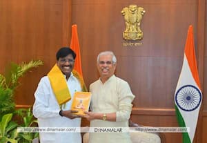 கவர்னருடன் அமைச்சர் சந்திப்பு
