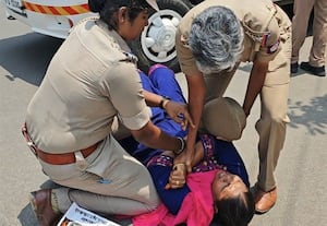  போலீஸ் கமிஷனர் அலுவலகம் முற்றுகை முயற்சி: 40 பேர் கைது