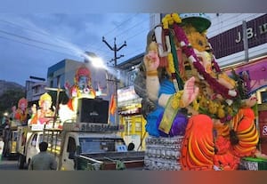  விநாயகர் சிலைகள் ஊர்வலம்