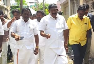  கும்மிடியில் த.வெ.க., - எம்.எல்.ஏ., தி.மு.க., 'மாஜி' கூட்டாக ஆய்வு