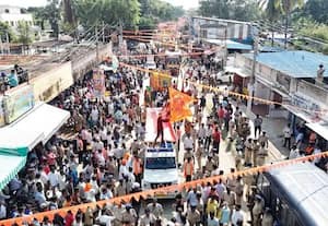  மத்துாரில் பிரமாண்ட விநாயகர் ஊர்வலம்