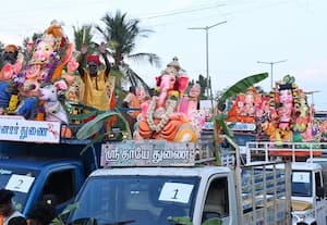  விநாயகர் சிலைகள் விஜர்சன ஊர்வலம் ஹிந்து முன்னணி சார்பில்...