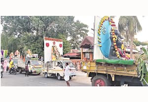 காவிரியில் விநாயகர் சிலைகள் விசர்ஜனம்