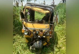  ஆட்டோ கவிழ்ந்து பெண் பலி
