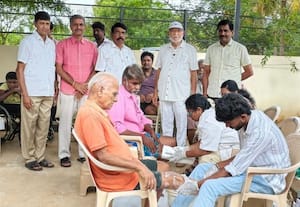  செயற்கைக்கால் அளவீடு சக்ஷம் சார்பில் முகாம்