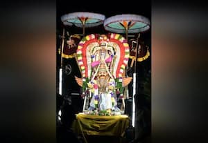  ஆஞ்சநேயர் கோவிலில் கருட சேவை