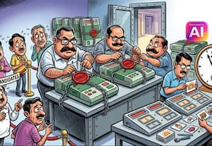 இடைத்தேர்தலில் பயன்படுத்தும் ஓட்டுப்பதிவு இயந்திரங்கள்  சீல் வைப்பு!  வேட்பாளர்களின் சின்னம் வரும்  25ம் தேதி பொறுத்தம்