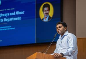 சாலை விபத்துக்களை தடுக்க 70,000 கி.மீ.,க்கு ஏஐ கேமராக்கள்; சொல்கிறார் அமைச்சர் ஆதவ்