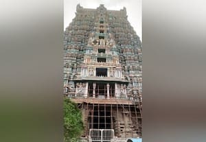  ஸ்ரீவி., ஆண்டாள் கோயில் ராஜகோபுர திருப்பணி