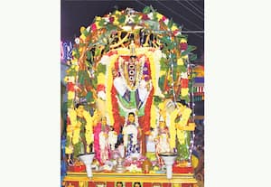 பின்னக்கிளை வாகனத்தில் பெருமாள் உற்சவர் வீதி உலா