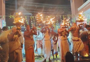  ராமேஸ்வரத்தில் சமுத்திர ஆரத்தி