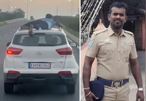 குட்கா கடத்தல் கும்பலை பிடித்த போலீஸ் ஏட்டு; காரின் மேற்கூரையில் படுத்தபடி 40 கி.மீ., த்ரில் சேஸிங்!'
