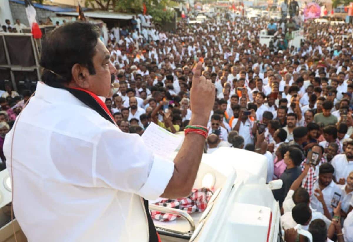 தாராபுரம் இடைத்தேர்தல் பிரசாரத்தில் முதல்வர் விஜயை விமர்சித்த இபிஎஸ்