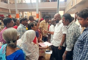 ரேஷன்கார்டு கே.ஒய்.சி., பதிவு முகாம்  ரவிக்குமார் எம். எல். ஏ., துவக்கிவைப்பு