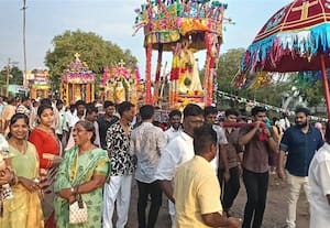  செங்குடி மிக்கேல் அதிதுாதர் சர்ச் தேர் பவனி விழா
