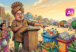 குப்பையை 4 வகையாக பிரித்து கொடுங்கள்
