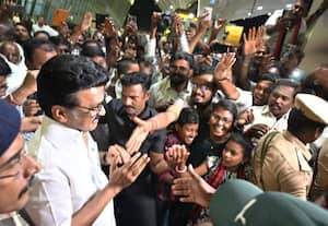 கோவையில் தி.மு.க., தலைவர் ஸ்டாலினுக்கு உற்சாக வரவேற்பு