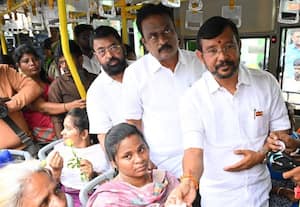 ‘ஓசி பயணம்’ என்றவர்கள் இன்று எங்கே? அமைச்சர் சம்பத்குமார் கேள்வி
