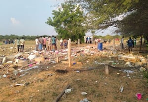 பட்டாசு ஆலை வெடி விபத்தில் வாலிபர் பலி