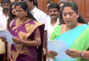 மதுராந்தகம், தாராபுரம் எம்எல்ஏக்கள் பதவியேற்பு; தவெகவின் பலம் 109ஆக அதிகரிப்பு