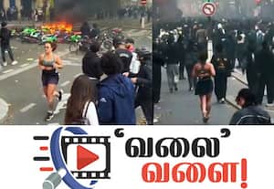 பற்றி எரிகிறது பாரிஸ்; ஜாகிங் சென்ற பெண்