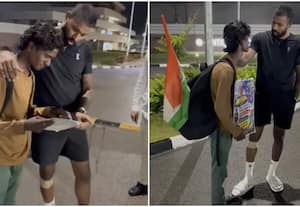 ஹர்திக் பாண்டியாவை காண 2,400 கிமீ தூரம் நடந்து சென்ற ரசிகர்
