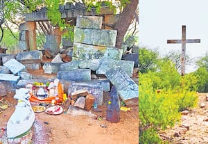 சிவன் கோவிலில் சிலுவை: ஹிந்து முன்னணி கண்டனம்