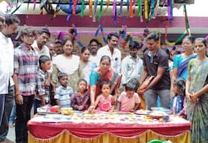 ராஜூவ்காந்தி பள்ளியில் விஜயதசமி சேர்க்கை