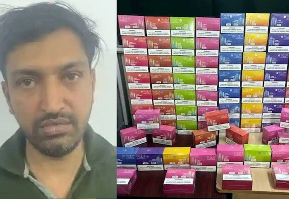 ரூ.3 கோடி மதிப்பு இ - சிகரெட் பதுக்கிய கேரள நபர் கைது