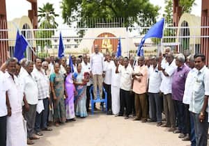 விழுப்புரம் அரசு போக்குவரத்து பணிமனை முன்பு தமிழ்நாடு அரசு போக்குவரத்து ...