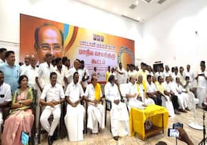திண்டிவனம் அருகே ஓமந்தூரில் பாமக நிறுவனர் ராமதாஸ் தலைமையில் மாநில ...