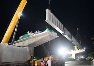 கோவை அவிநாசி ரோடு மேம்பாலம் ஹோப் காலேஜ் ரயில்வே இரும்பு பாலம் அமைக்கும் ...
