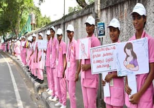 உலக தாய் பால் வார விழாவை முன்னிட்டு சென்னை ஸ்டான்லி மருத்துவமனையில் மனித ...