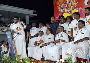 இந்து முன்னணி சார்பில் மேட்டுப்பாளையம் அபிராமி தியேட்டர் அருகில் நடந்த ...