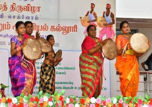கோவை புளியங்குளம் அரசு கலை மற்றும் அறிவியல் கல்லூரியில் கலை விழா நடந்தது