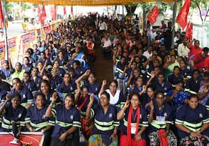 பல்வேறு கோரிக்கைகளை வலியுறுத்தி சென்னை எழும்பூர் ராஜரத்தினம் மைதானம் ...