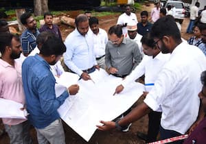 கடலூர் மஞ்சுகுப்பம் பகுதியில் மேல்நிலை நீர் தேக்க தொட்டி கட்டுமான ...