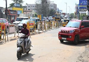 கோவை அவினாசி மேம்பாலத்திலிருந்து நஞ்சப்பா ரோட்டிற்கு வாகனங்கள் ...