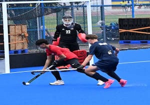 மதுரை  ரேஸ்கோர்ஸ் மைதானத்தில் 14வது ஹாக்கி இளையோர்  உலக கோப்பை விளையாட்டு ...