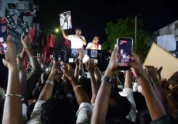 ஆலந்தூர் தொகுதி திமுக வேட்பாளர் தாமு அன்பரசன் அவர்களை ஆதரித்து உதயநிதி ஸ்டாலின் நங்கநல்லூர் பகுதிகளில் தேர்தல் பிரசாரம் மேற்கொண்டார்.