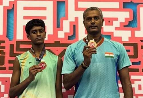  Gold Medal for Hong Kong Indian Father and Son at Taipei Badminton Championship