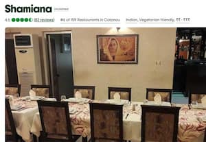  Shamiana, Indian restaurant, Benin
