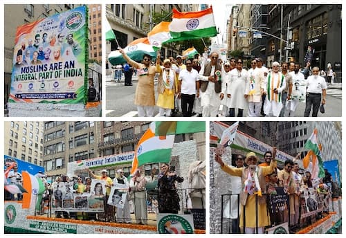 Indian American Muslims Celebrate Heritage, Patriotism at NYC India Day Parade 